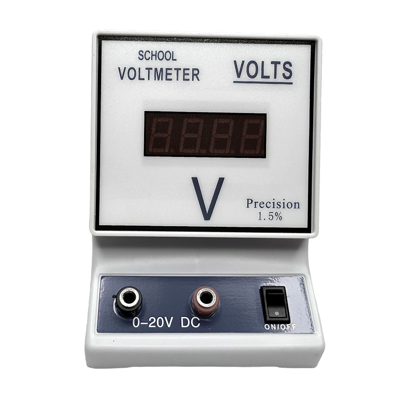 Instrumen pengajaran rangkaian listrik fisik peralatan percobaan voltmeter digital