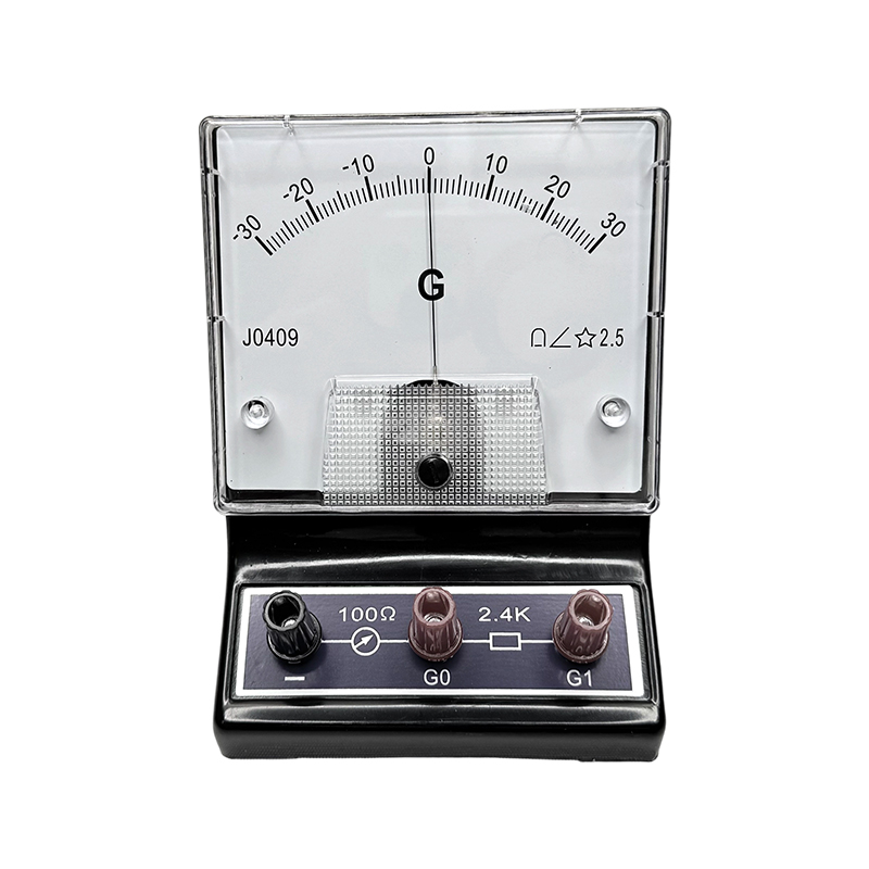 Instrumen Pengajaran Peralatan Eksperimen Rangkaian Listrik Fisik -30~30uA Ammeter Sensitif (Galvanometer Sensitif)
