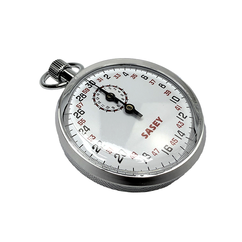 Stopwatch mekanis pengatur waktu stopwatch logam dengan fungsi jeda 0.1S/fisika/instrumen laboratorium