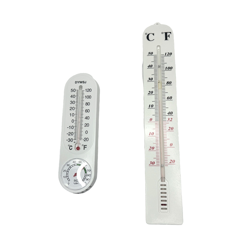 Higrometer dalam dan luar ruangan, instrumen pemantauan suhu, alat ukur 