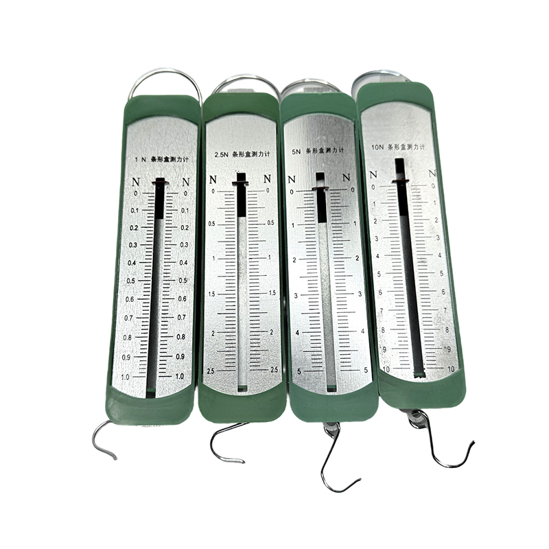 Instrumen Laboratorium Fisika Sekolah Kit Percobaan dan Pengajaran Sains Dinamometer Kotak Strip Dinamometer Pegas 1N/2,5N/5N/10N