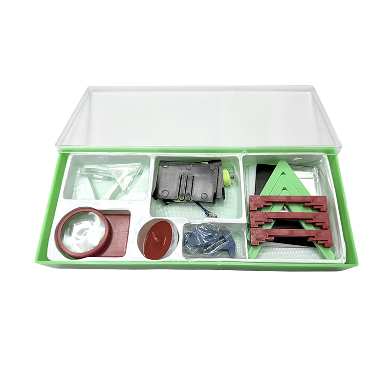 Kit eksperimen optik geometris/kit eksperimen optik lensa cembung prisma laser pendidikan ilmu fisika