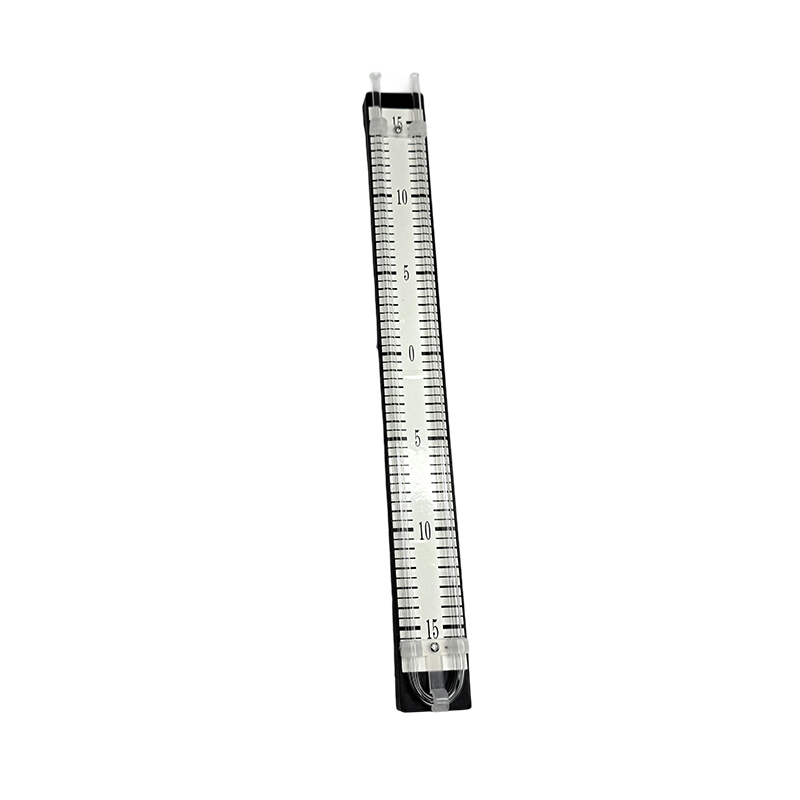 Manometer tabung U 150-0-150 mm menggunakan instrumen laboratorium fisika sekolah pengukur cairan berwarna merah