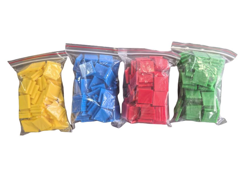 400 bata plastik persegi